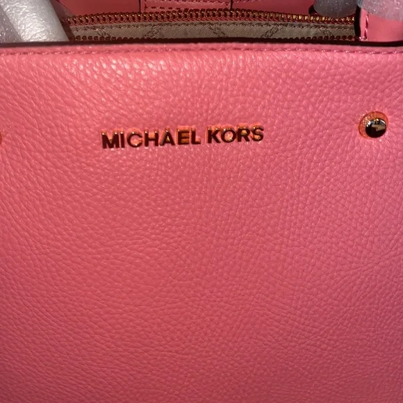 NWT Michael Kors Arielle Pebbled Faux Leather Satchel - Picture 4 of 12